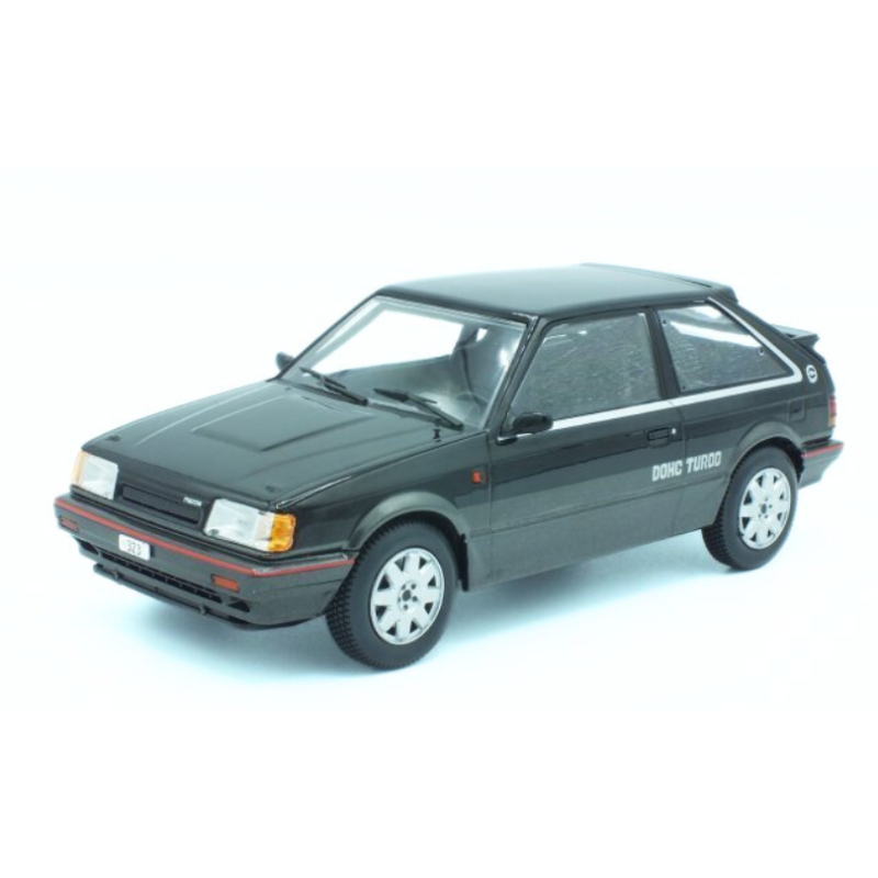 Mazda 323 4WD Turbo, black/metallic-dunkelgrau, 1989