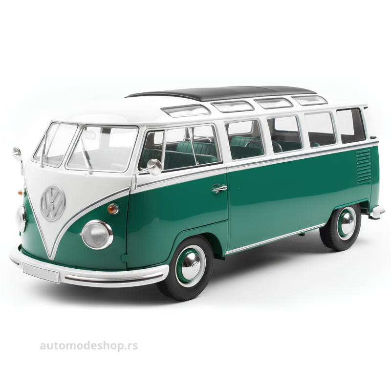 Volkswagen T1 Samba – Green / White – 1962