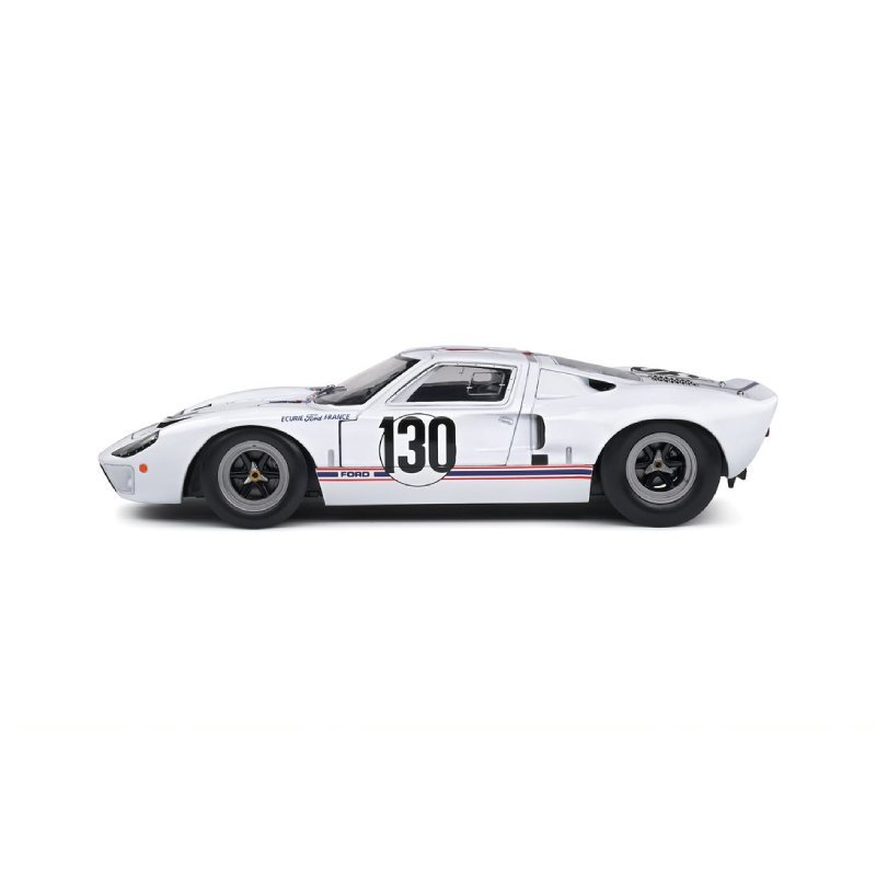 FORD GT40 MK1 WHITE #130 H.GREDER / J.M.GIORGI TARGA FLORIO 1967