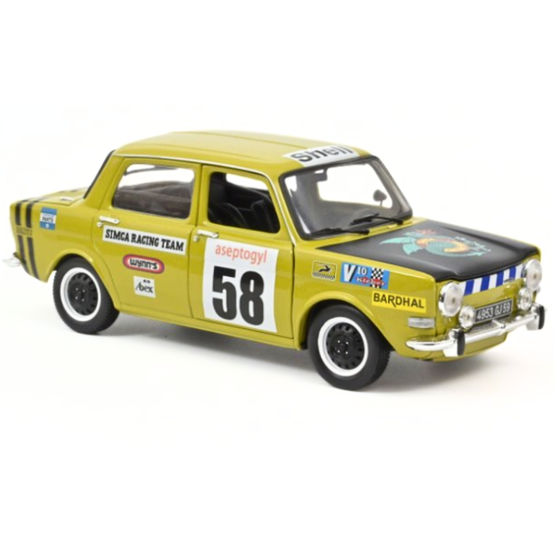 Simca 1000 Rallye 2 SRT N°58  Acide Green 1973
