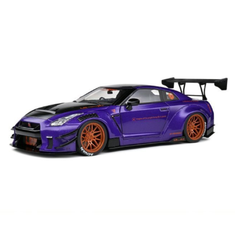 NISSAN GT-R (R35) W/ LIBERTY WALK BODY KIT 2.0 PURPLE 2022