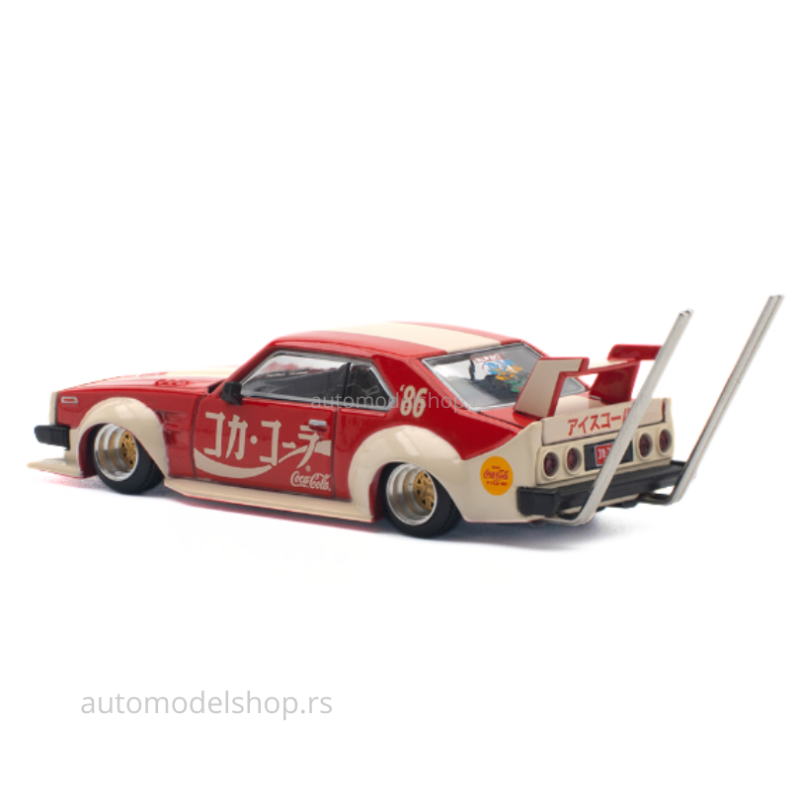 Nissan Skyline C210 Kaido Racer Bosozoku Style - Coca-Cola JP, Red/White