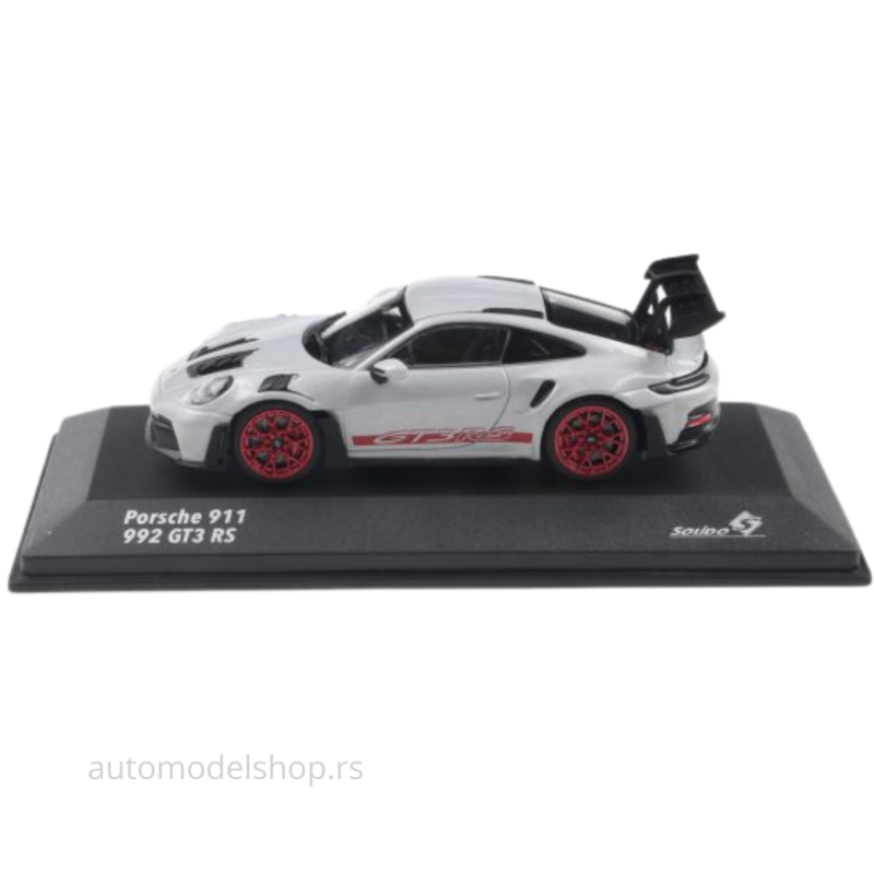 Porsche 911 (992) GT3 RS – Ice Grey Metallic w/Pyro Red – 2023