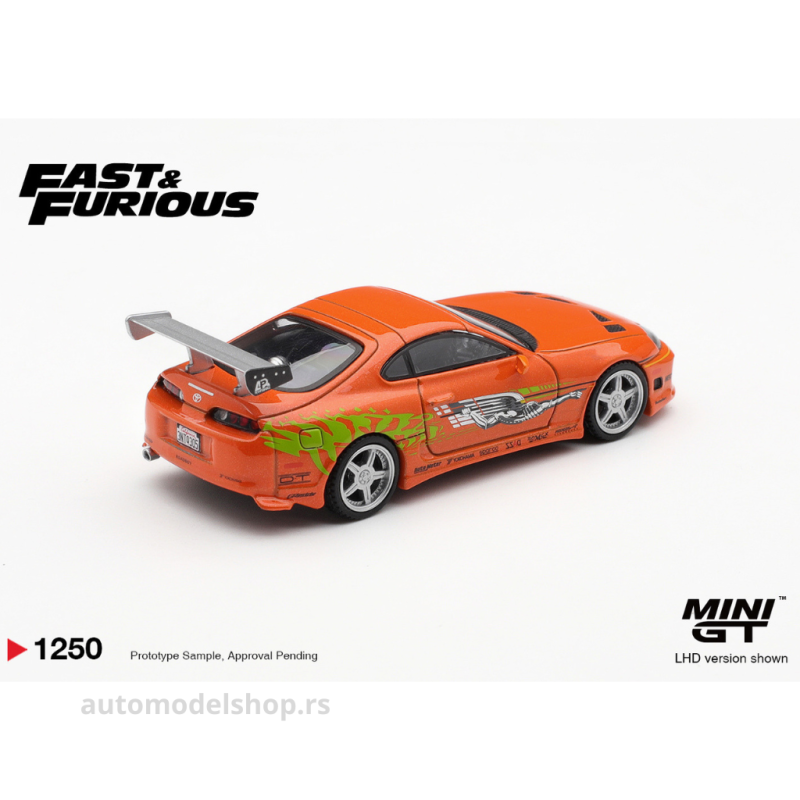 Toyota Supra BOMEX - The Fast and the Furious - Brian O'Conner , 2001
