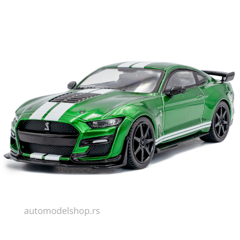 Shelby Mustang GT500 – Eruption Green Metallic w/White Stripes – 2020