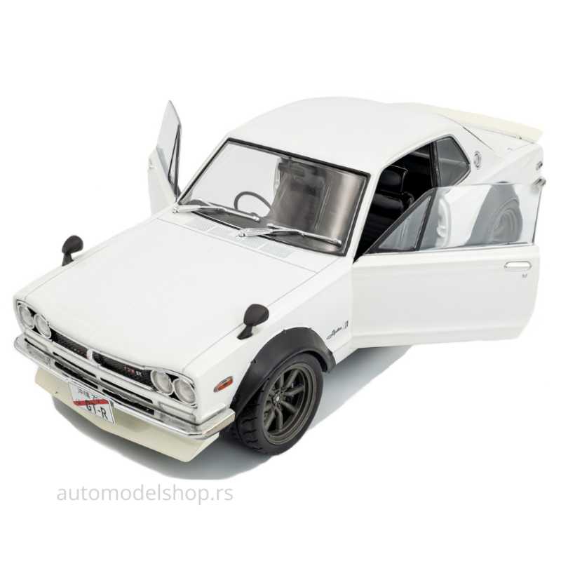 Nissan Skyline (C10) Hakosuka SOLIDO WORKS – Pearl White – 1970