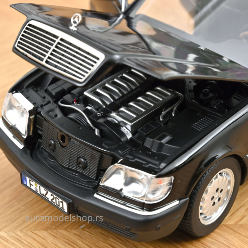 Mercedes-Benz W140 S600 - Obsidian Black Metallic - 1997