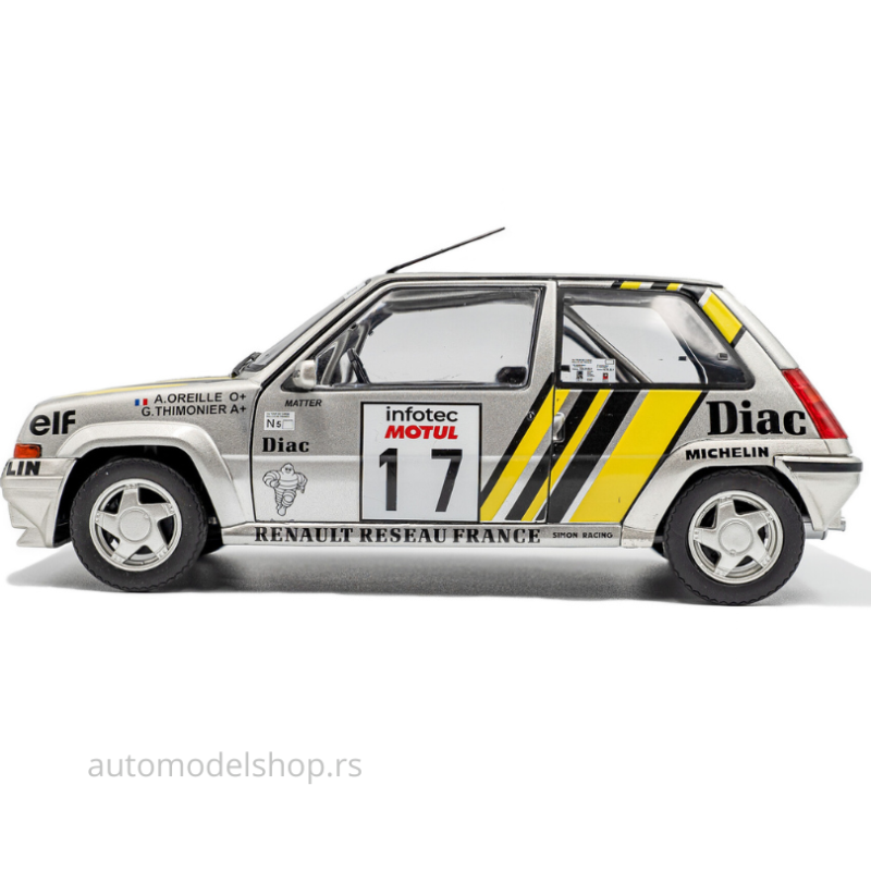 Renault 5 GT Turbo MK2 – Tour de Corse – #17 A.OREILLE – 1989