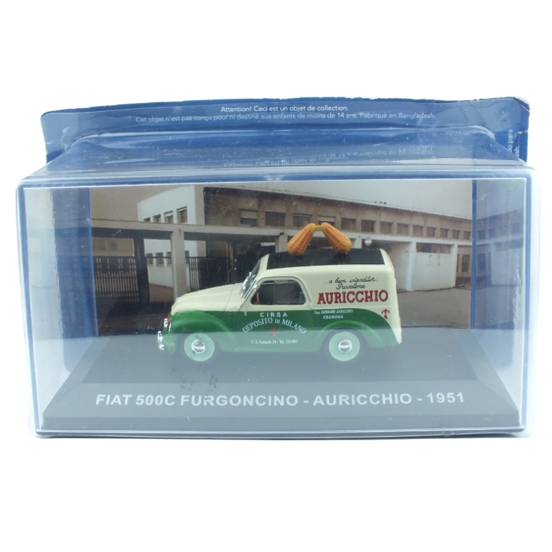 Fiat 500c van *auricchio*, white/green 1951