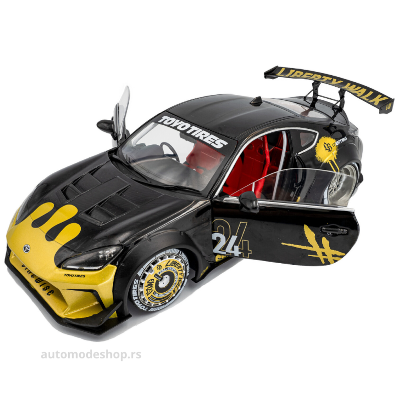 Toyota GR86 Liberty Walk Body Kit – BLACK & GOLD – 2024