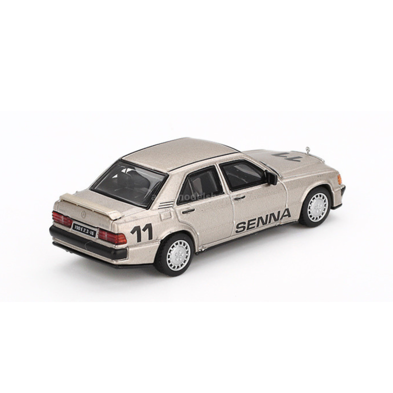 Mercedes-Benz 190 E 2.3-16 #11 Ayrton Senna 1984 Nürburgring Race of Champions w/ Figure
