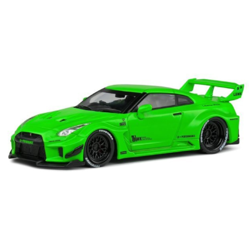NISSAN GT-R (R35) LB WORK SILHOUETTE ACID GREEN