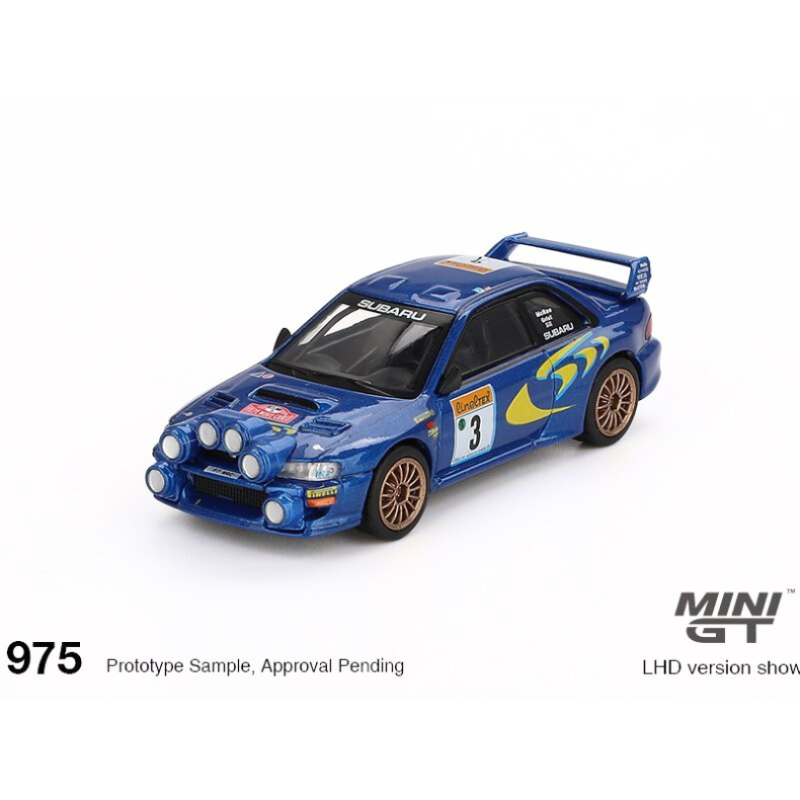 Subaru Impreza WRC98 Rally Monte-Carlo 3rd Place #3 1998 