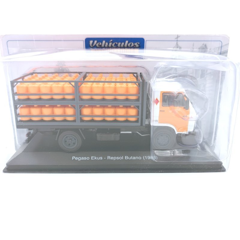 Pegaso Ekus 1988 *Repsol Butano*, orange/black/white