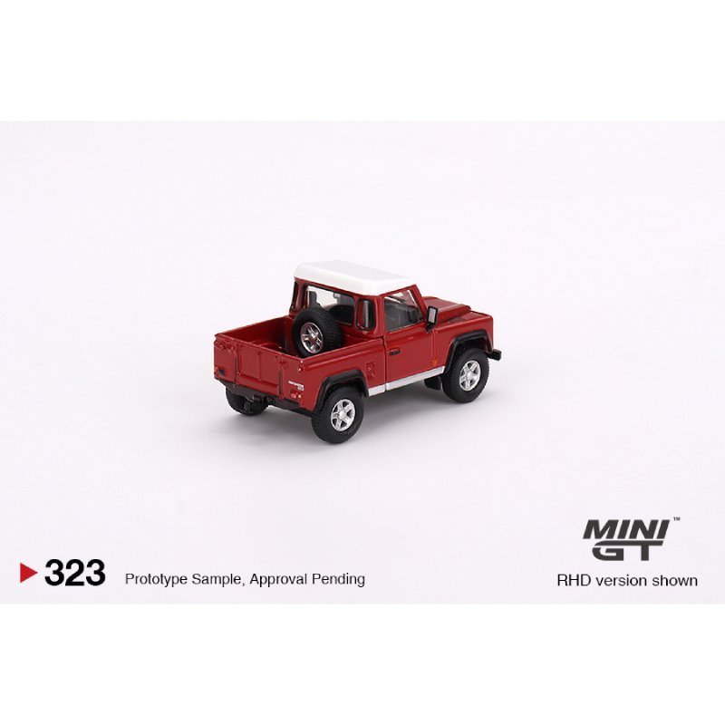 Diecast model cars Land Rover Defender 1/64 Mini GT 90 Pick Up grün 1 Diecast model cars Land Rover Defender 1/64 Mini GT 90 Pick Up grün 1