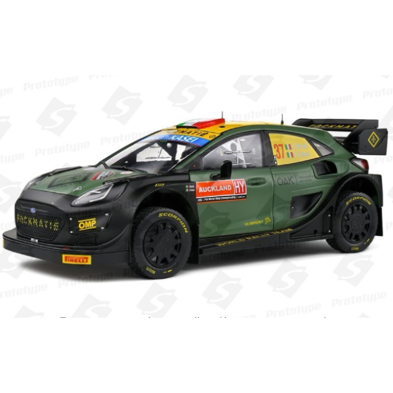 FORD PUMA RALLY1 HYBRID BLACK #7 BERTELLI/GRANAI RALLY NEW ZEALAND 2022