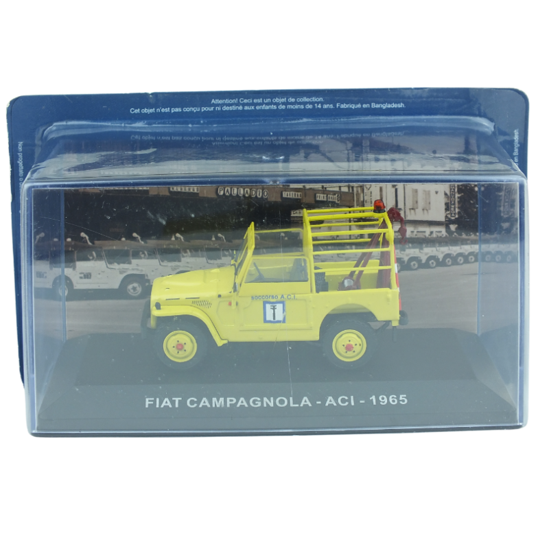 Fiat Campagnola *Aci* 1965, yellow OŠTEĆENA VITRINA