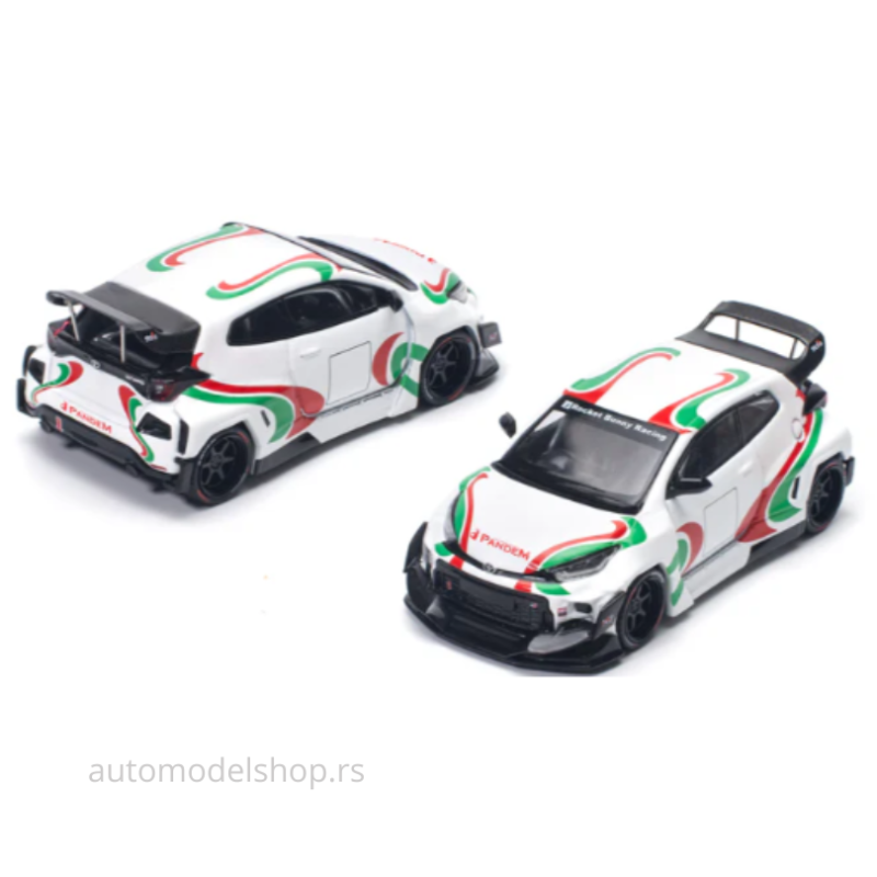 TOYOTA Pandem GR Yaris - Rally Livery - White/Green/Red