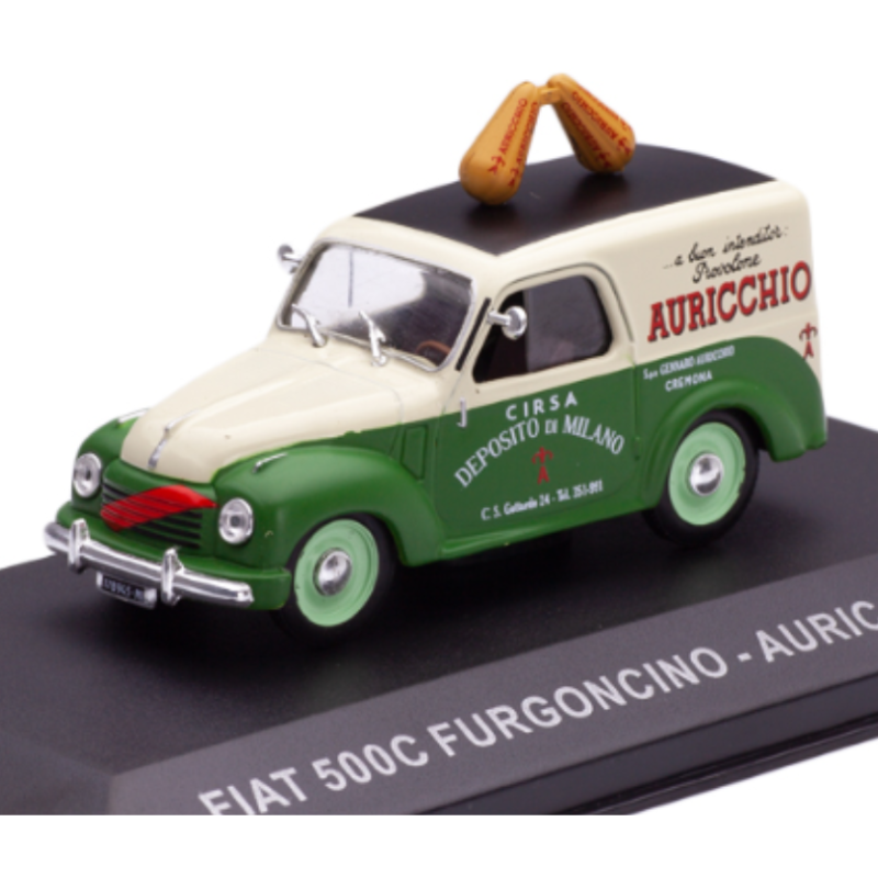 Fiat 500c van *auricchio*, white/green 1951