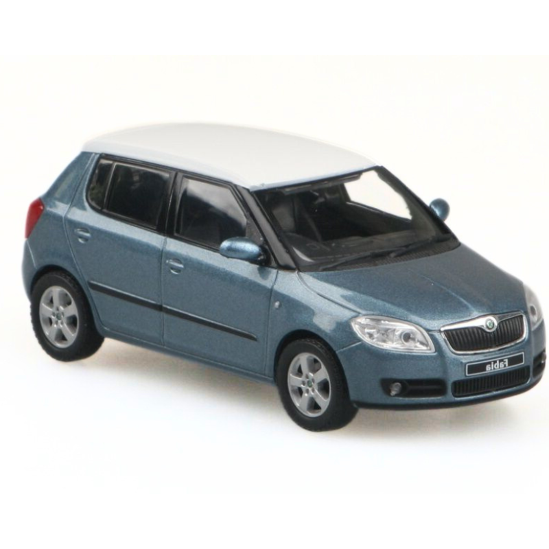 Skoda Fabia II Satin Grey Metallic/White 2006 