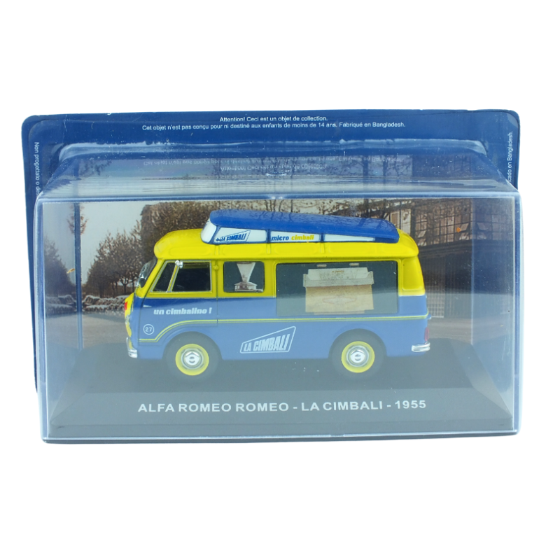 Alfa Romeo Van *La Cimbali*, yellow/blue 1955