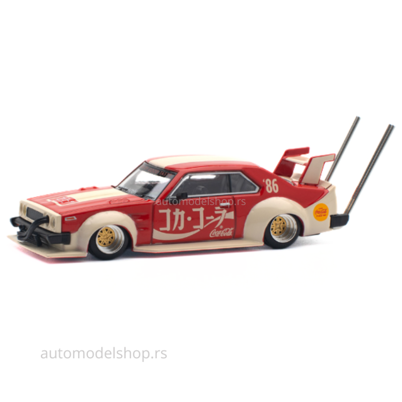 Nissan Skyline C210 Kaido Racer Bosozoku Style - Coca-Cola JP, Red/White