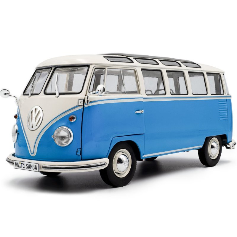 VOLKSWAGEN T1 Samba Blue / White 1962
