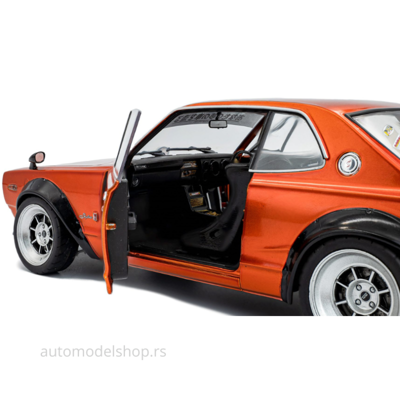 Nissan Skyline (C10) Hakosuka SOLIDO WORKS – orange metallic – 1970 