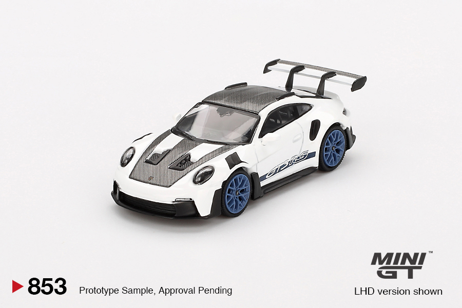 Porsche 911 (992) GT3 RS Weissach Package - White with Indigo Blue -2024