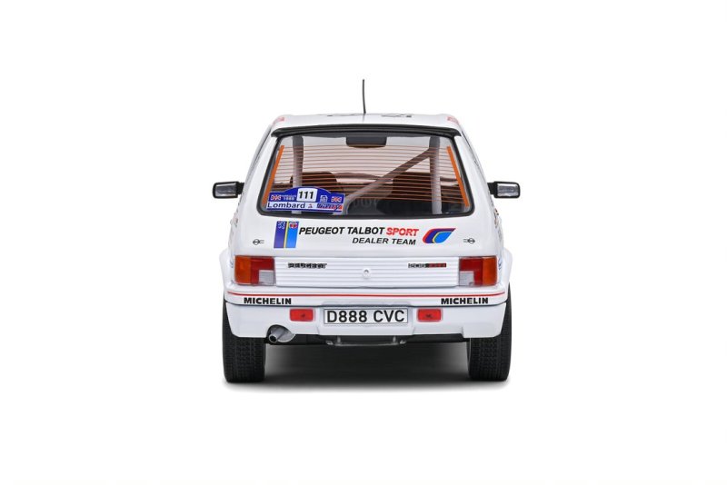 PEUGEOT 205 GTI WHITE LOMBARD RAC RALLY 1988