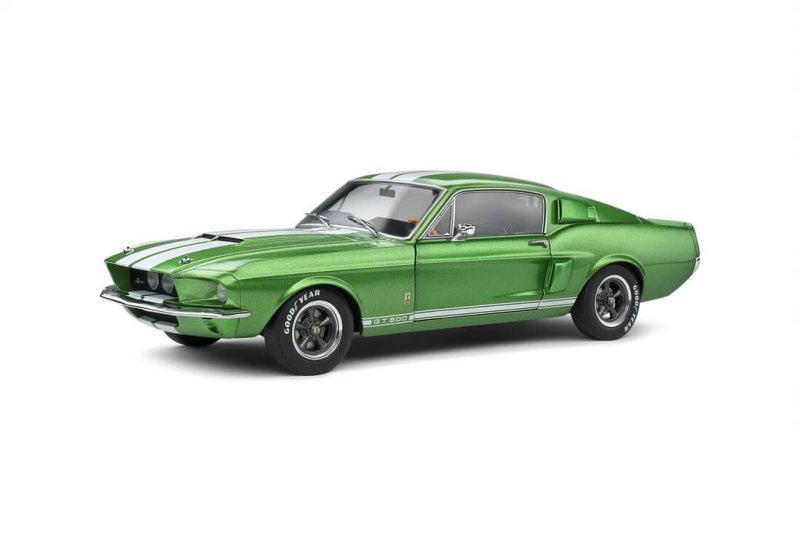 Shelby Mustang GT500 Lime Green/ White Stripes 1967