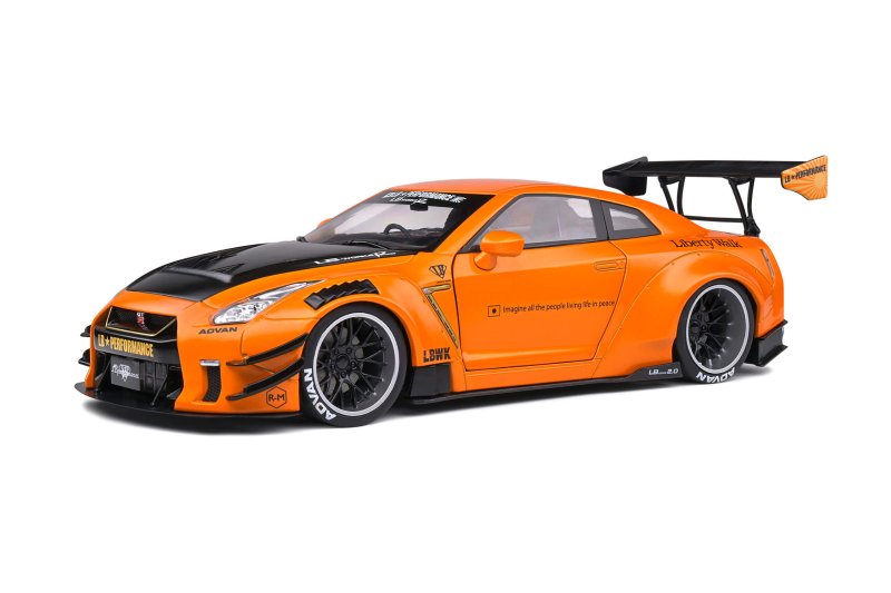 NISSAN GTR 35 LB WORK TYPE 2 - ORANGE METALLIC