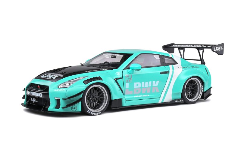 NISSAN GTR 35 LB WORK TYPE 2 - MINT GREEN