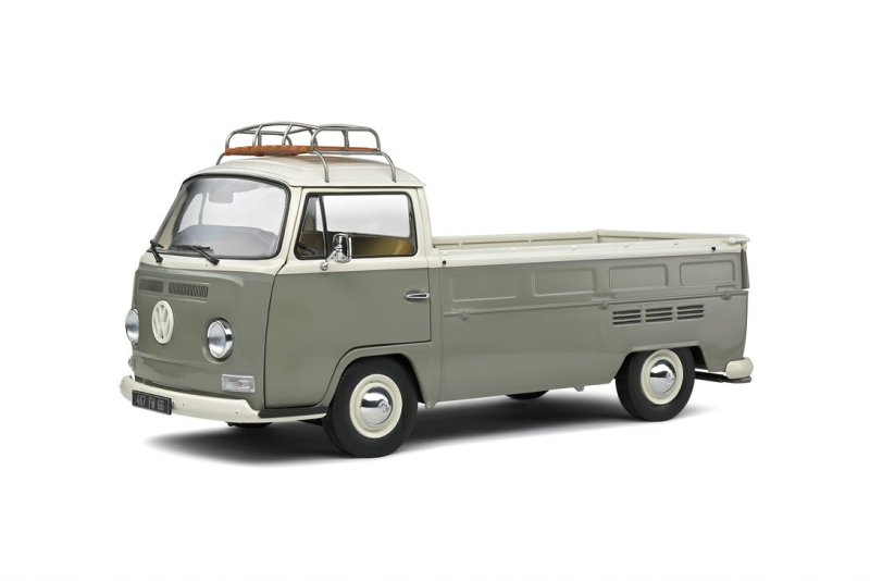 SOLIDO VOLKSWAGEN T2 PICK-UP GREY 1968, 1:18