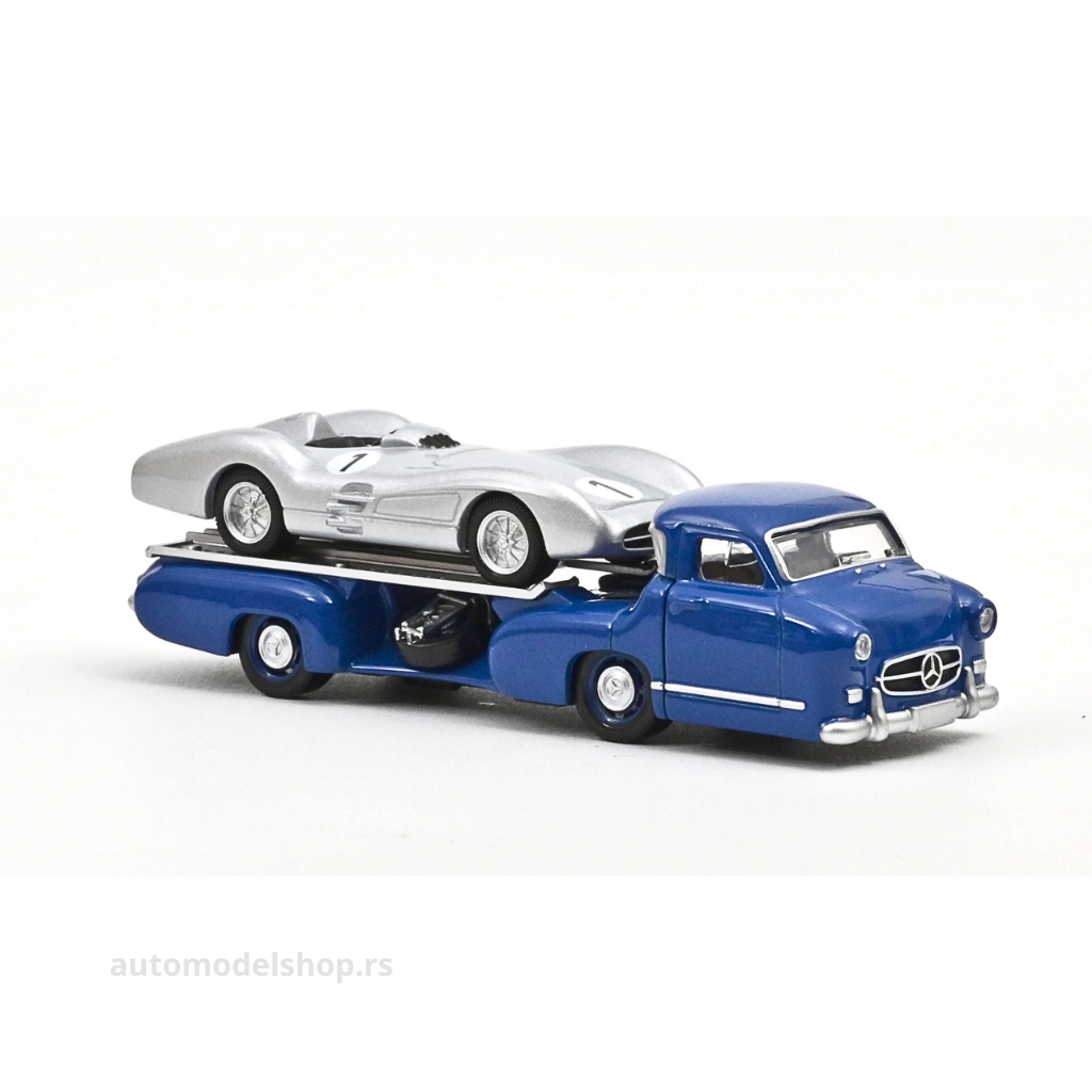 Mercedes Benz Renntransporter + Mercedes Benz W196 - 1954