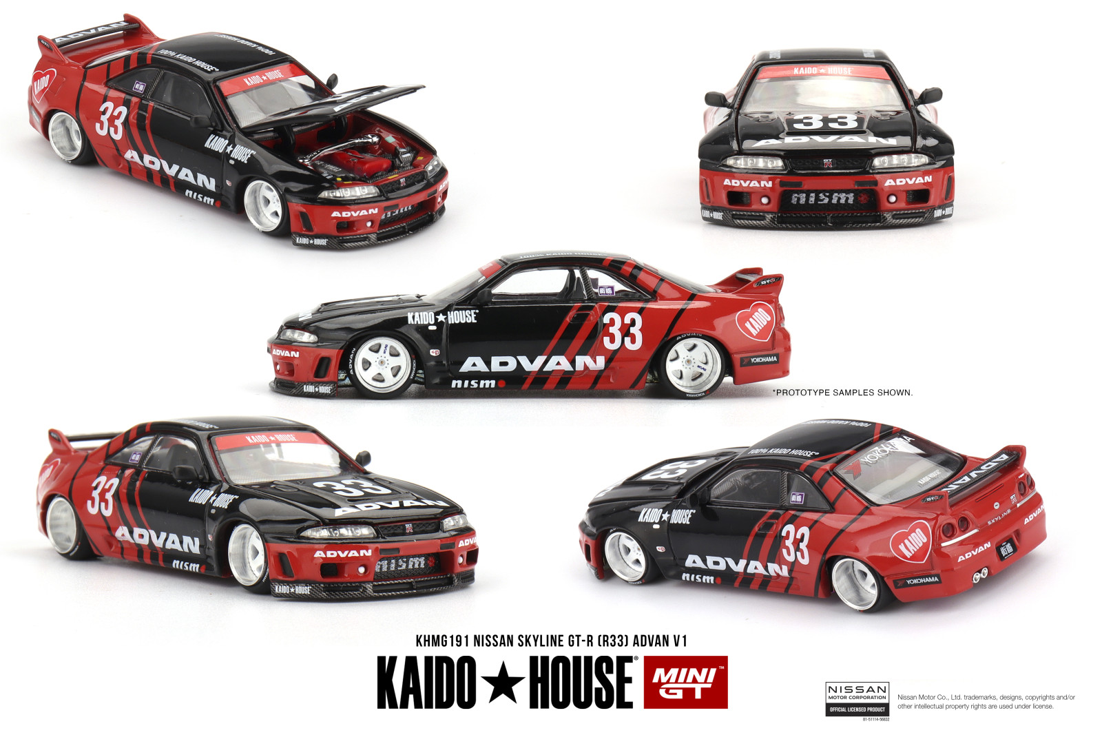 Nissan Skyline GT-R (R33) Kaido Works ADVAN