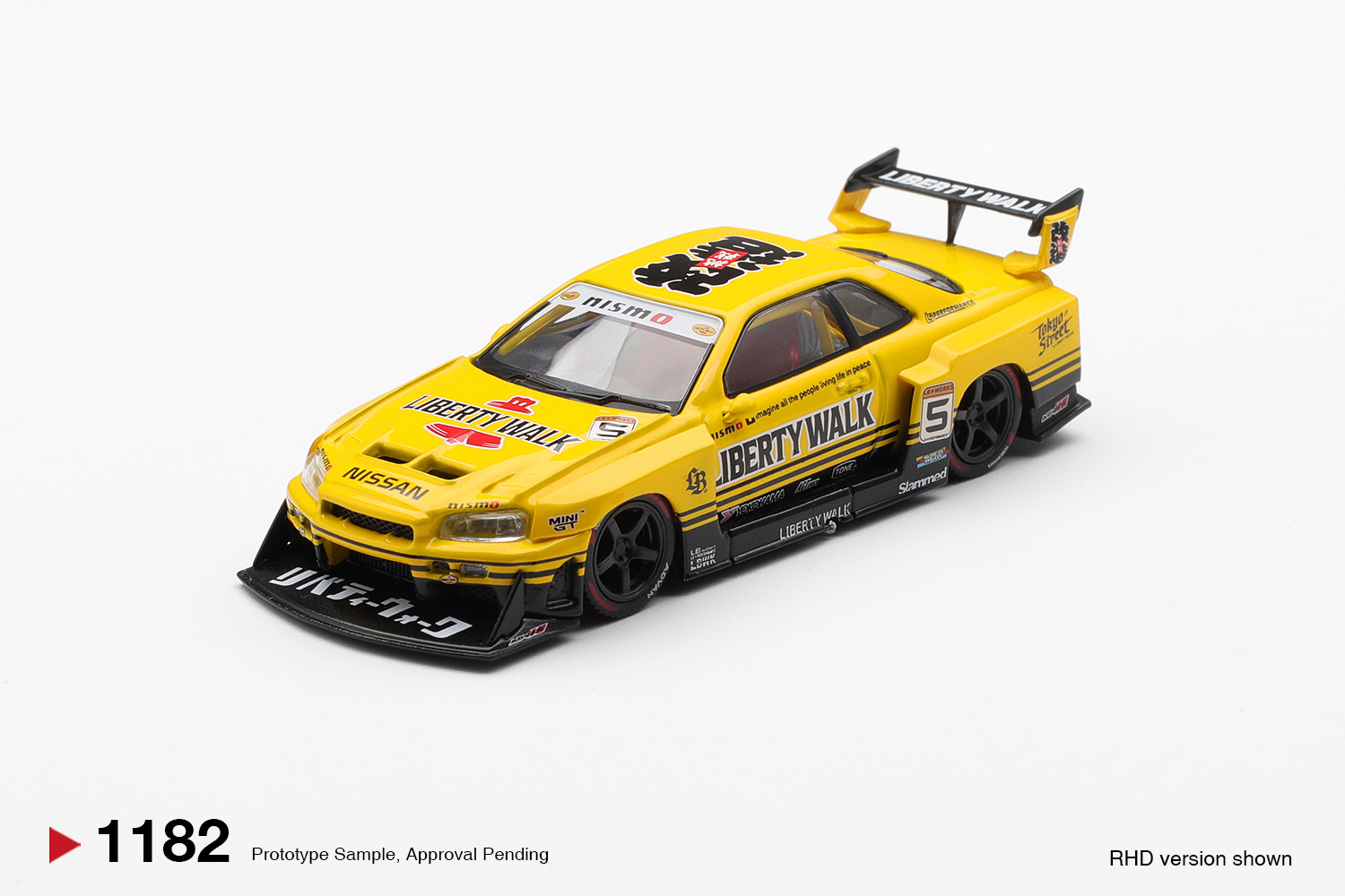 Nissan LB-ER34 Super Silhouette SKYLINE Sport - Yellow