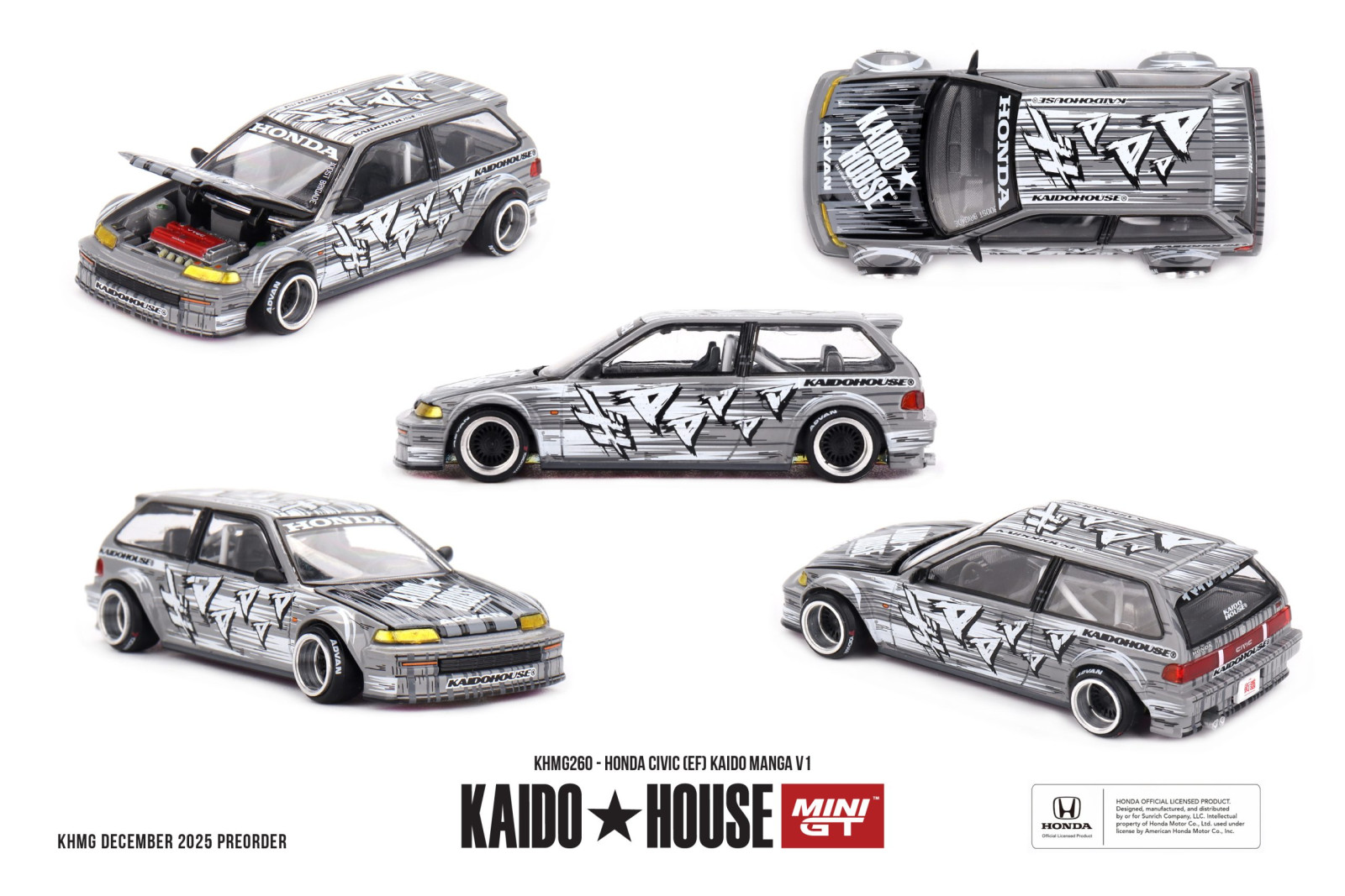 Honda Civic (EF) Kaido MAanga V1 - 1987