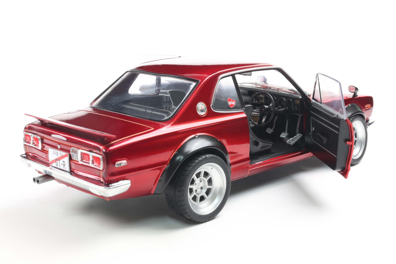 Nissan Skyline (C10) Hakosuka SOLIDO WORKS – Red Metallic – 1970	 