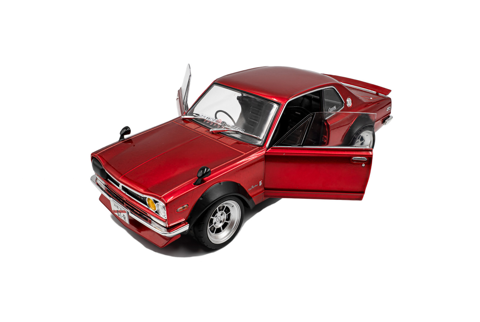 Nissan Skyline (C10) Hakosuka SOLIDO WORKS – Red Metallic – 1970	 